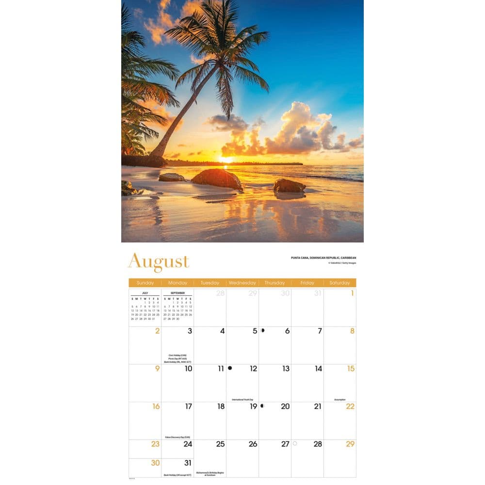 Tropical Islands Special Value 2026 Wall Calendar Fourth Alternate Image