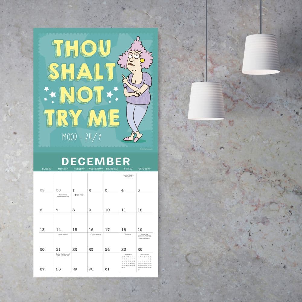 Aunty Acid 2026 Wall Calendar Fourth Alternate Image