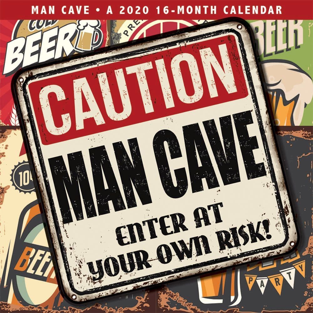 Man Cave Wall Calendar