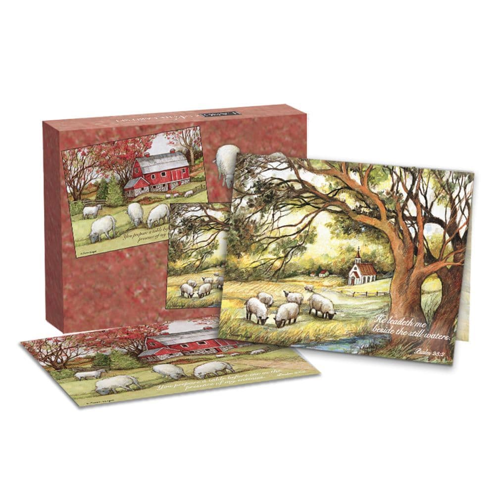 The Lord Is My Shepherd Assorted Boxed Note Cards by Susan Winget