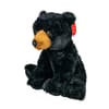 image Cuddly Black Bear Stuffed Animal Third Alternate Image
