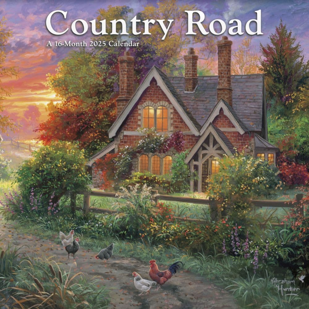 Country Road Hunter 2025 Wall Calendar Main Image