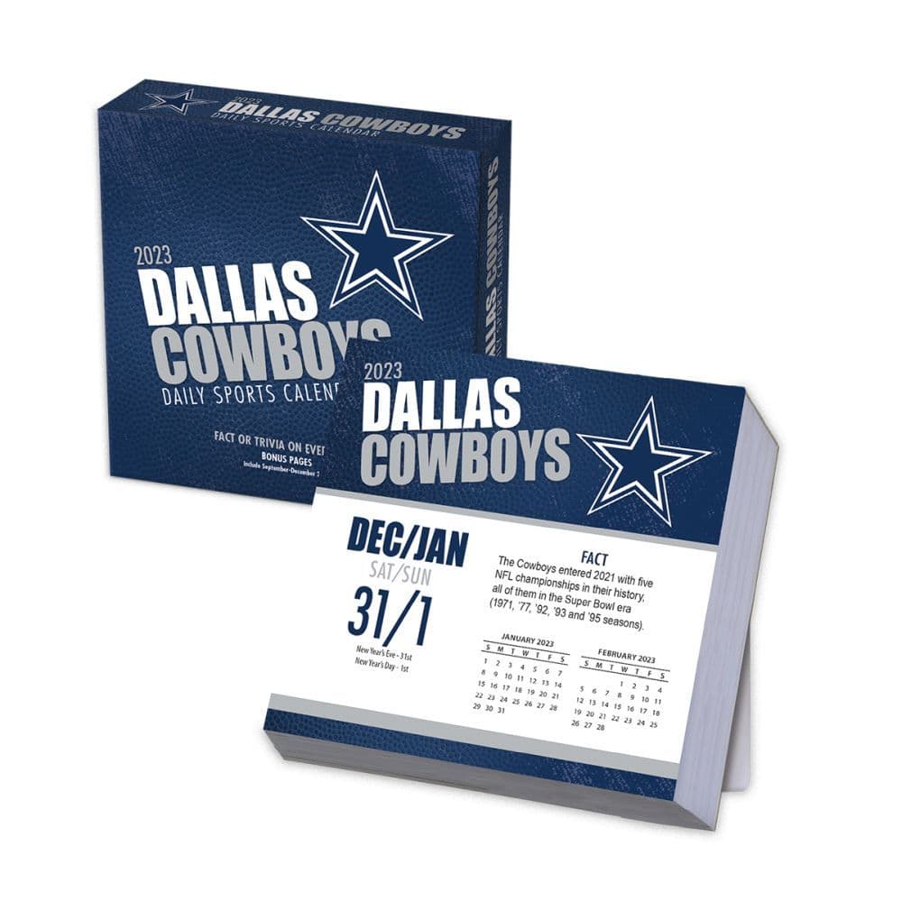 Dallas Cowboys 2023 Desk Calendar
