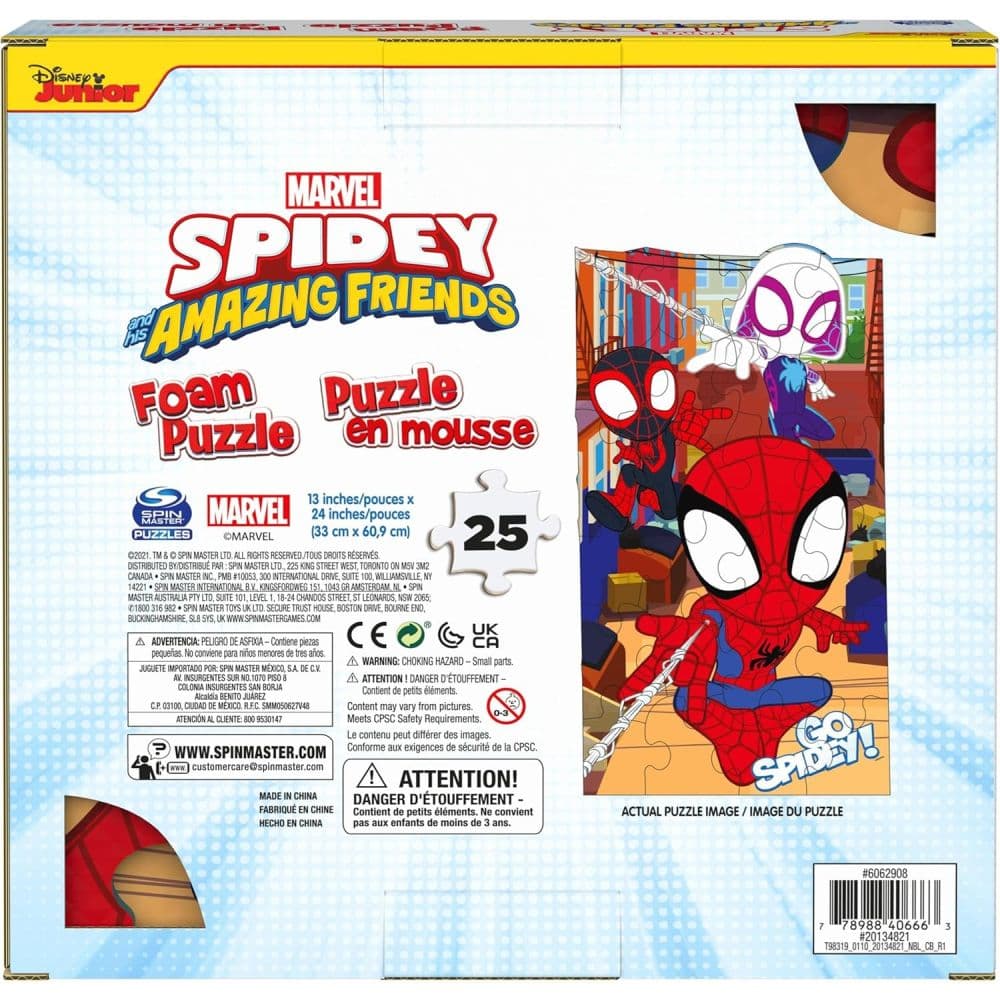 Spidey and Friends 25 Foam Piece Puzzle Mat Third Alternate Image