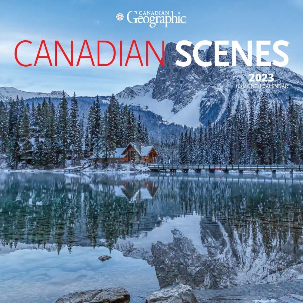 Wyman Publishing Canadian Geographic Canadian Scenes 2023 Wall Calendar