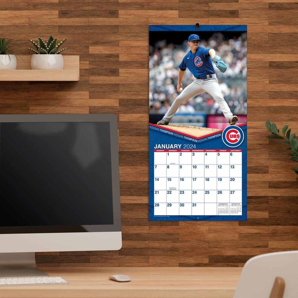 Chicago Cubs 2024 Mini Wall Calendar