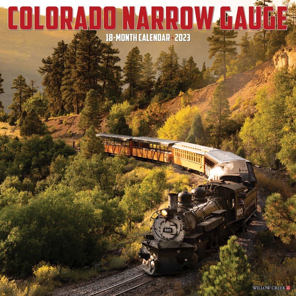 Willow Creek Press Colorado Narrow Gauge Railroads 2023 Wall Calendar