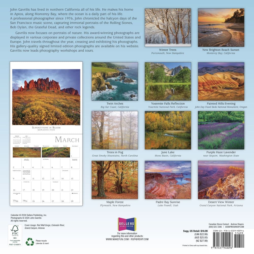 Spirit of Place 2025 Wall Calendar First Alternate Image width=&quot;1000&quot; height=&quot;1000&quot;