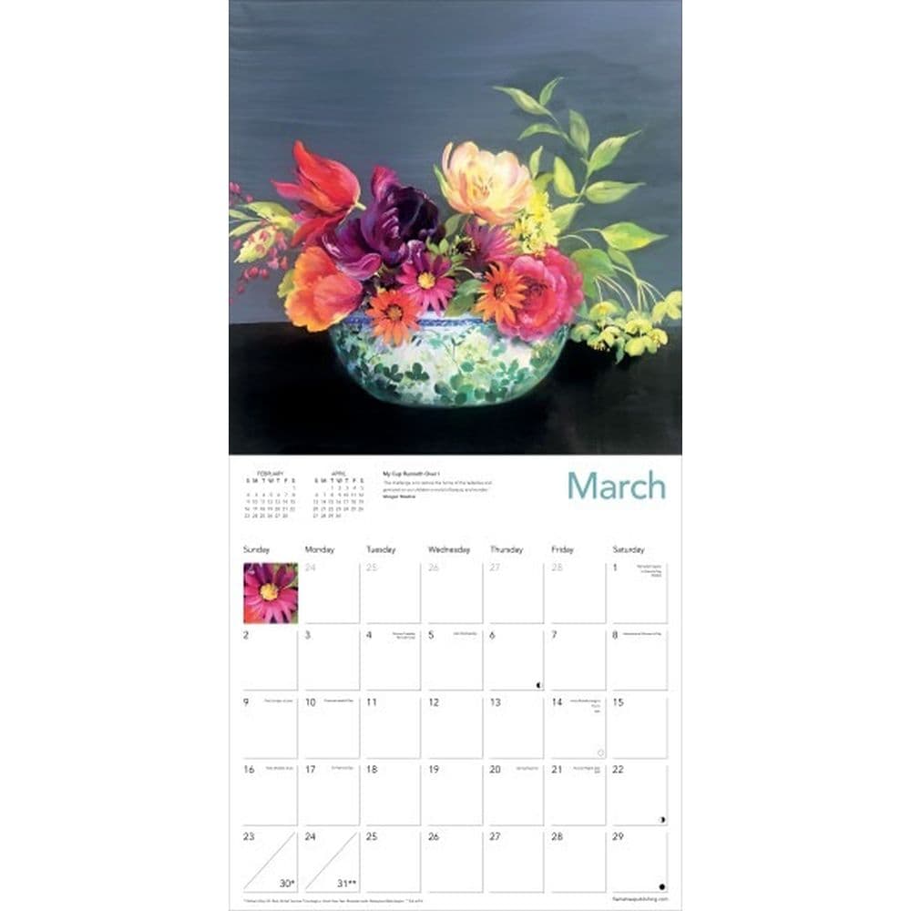 Blooms by Nel 2025 Wall Calendar Second Alternate Image