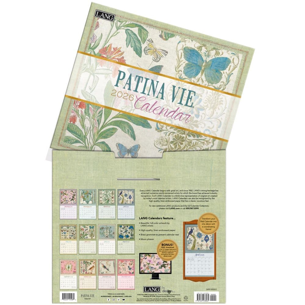 Patina Vie 2026 Wall Calendar by Patina Vie_ALT3