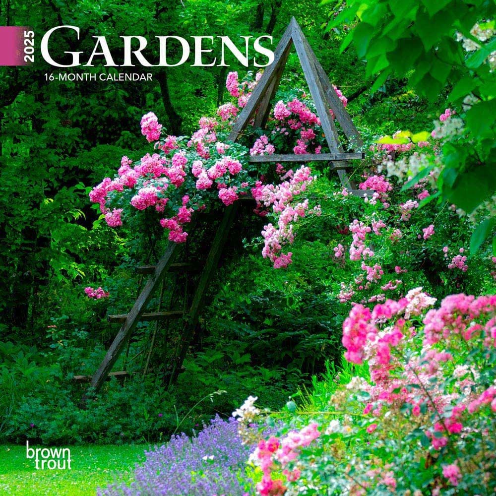 Gardens 2025 Mini Wall Calendar