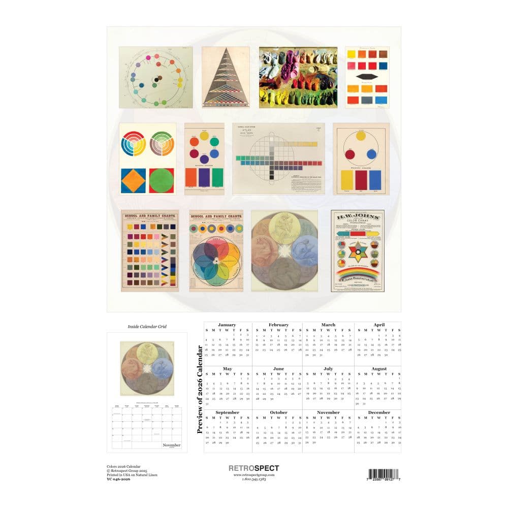 Colors Poster 2026 Wall Calendar First Alternate Image