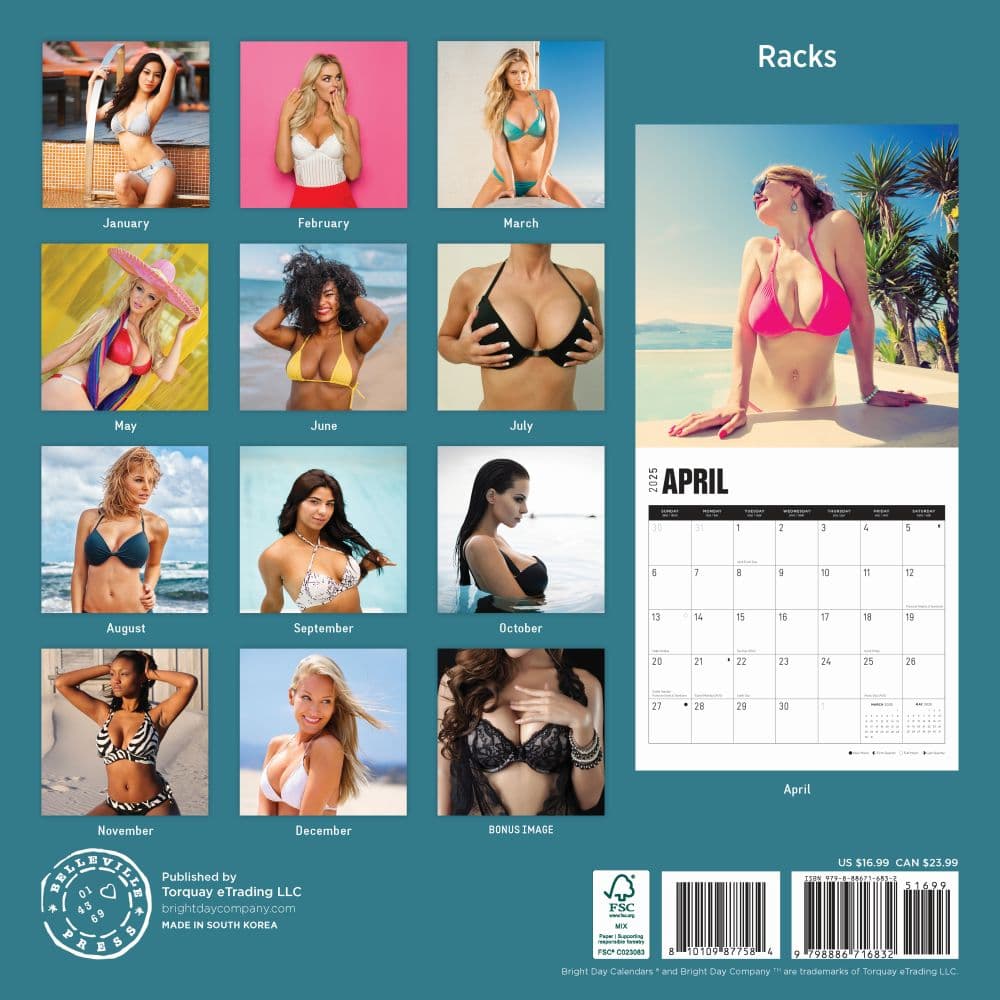 Racks 2025 Wall Calendar First Alternate Image width="1000" height="1000"