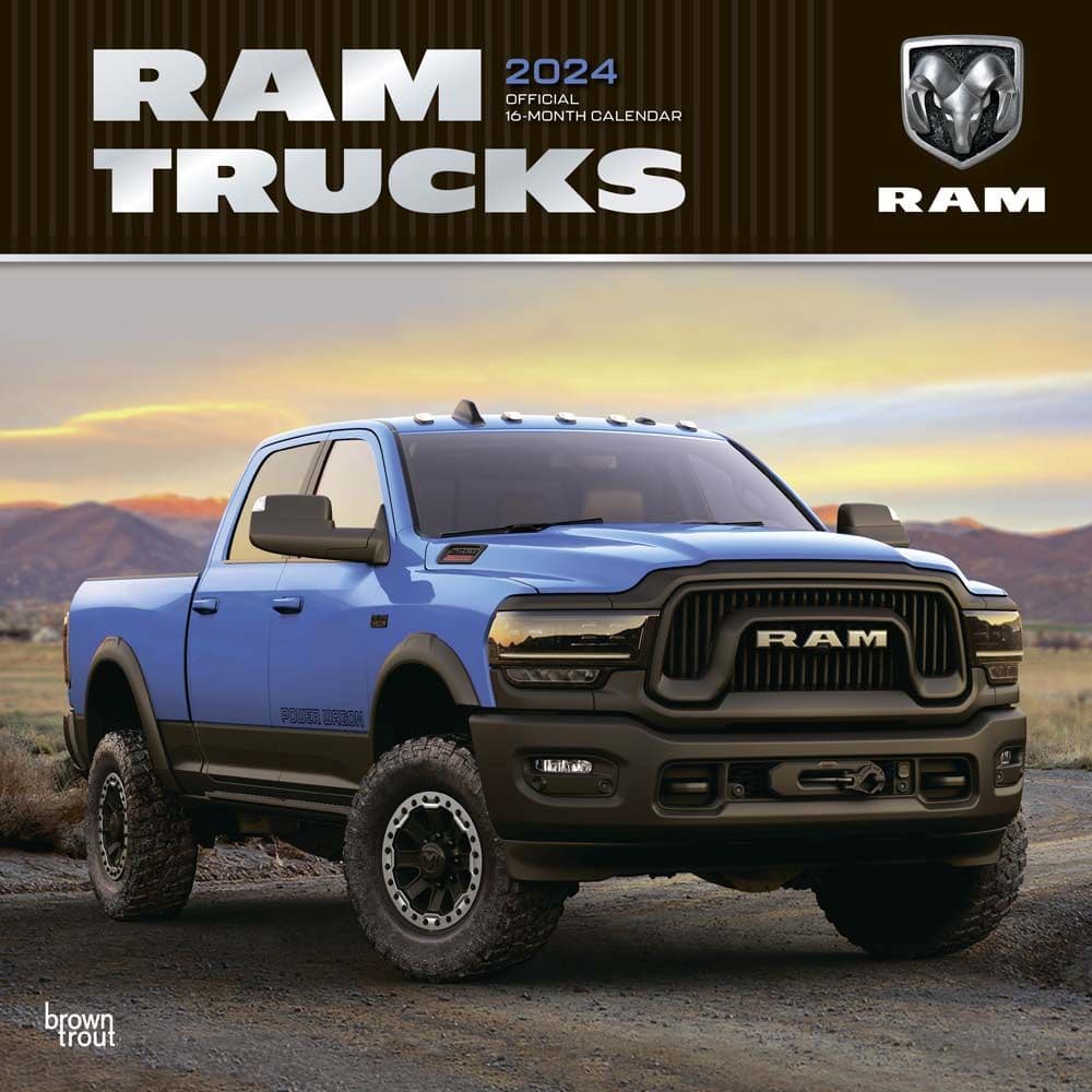 Ram Trucks 2024 Wall Calendar Main Product Image width=&quot;1000&quot; height=&quot;1000&quot;