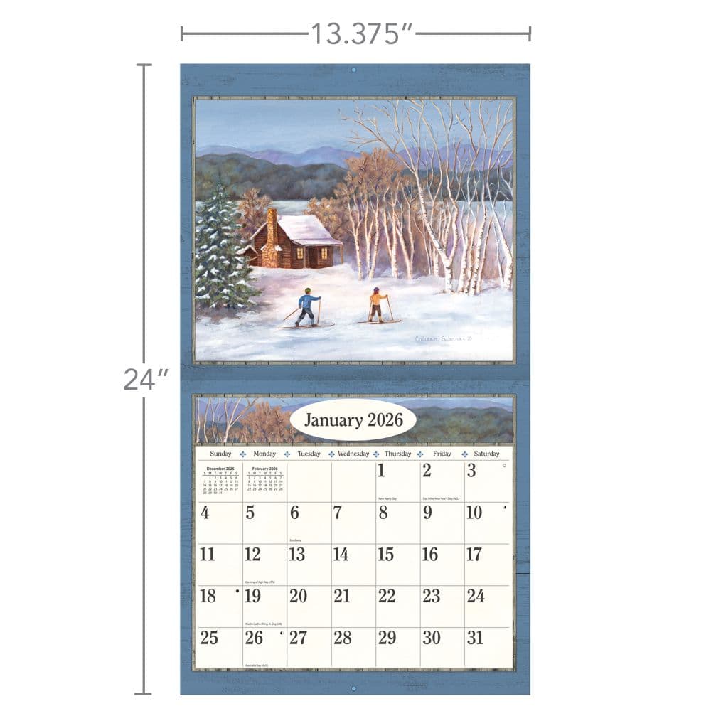Country Living 2026 Wall Calendar by Colleen Eubanks_ALT6