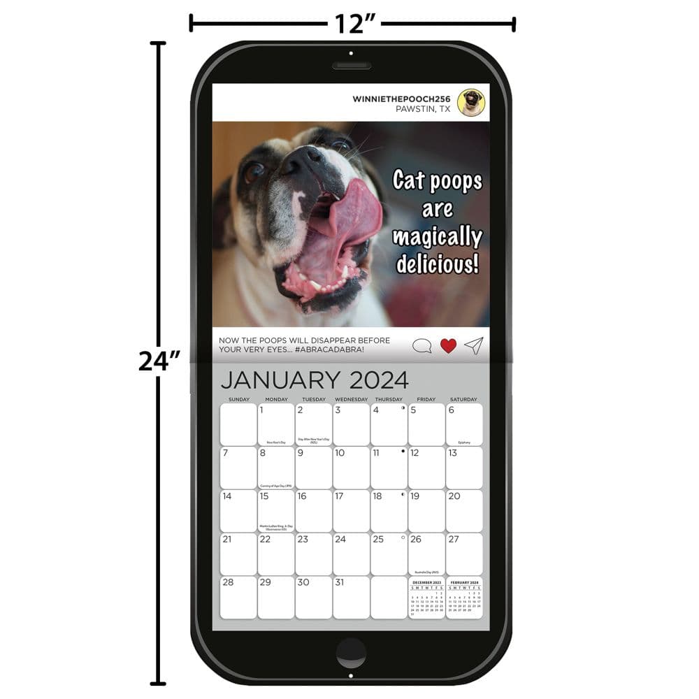 Dog Chat 2024 Wall Calendar interior 3