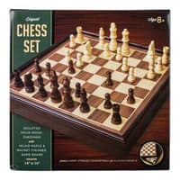 image Wooden Chess Set Deluxe Main Product Image