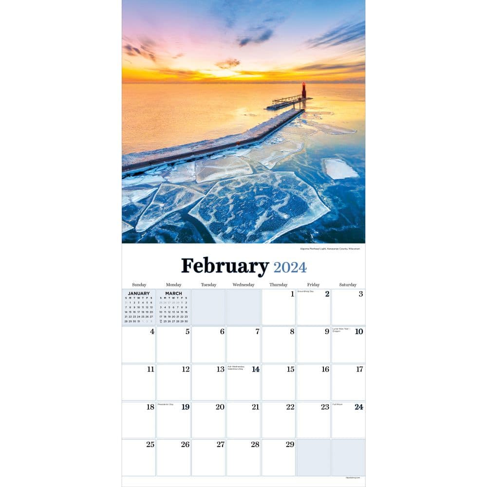 Wisconsin 2024 Wall Calendar