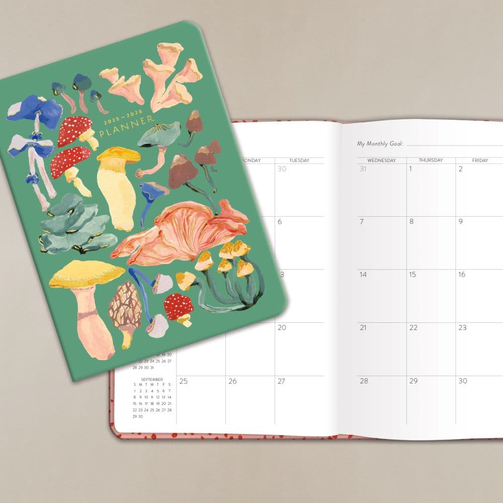 Shrooms Seedlings 2026 Planner Sixth Alternate Image