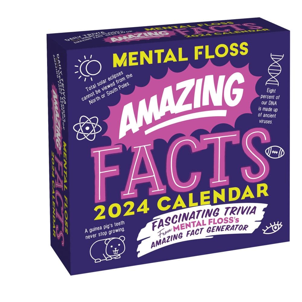 Mental Floss Amazing Facts 2024 Desk Calendar Main Image width=&quot;1000&quot; height=&quot;1000&quot;