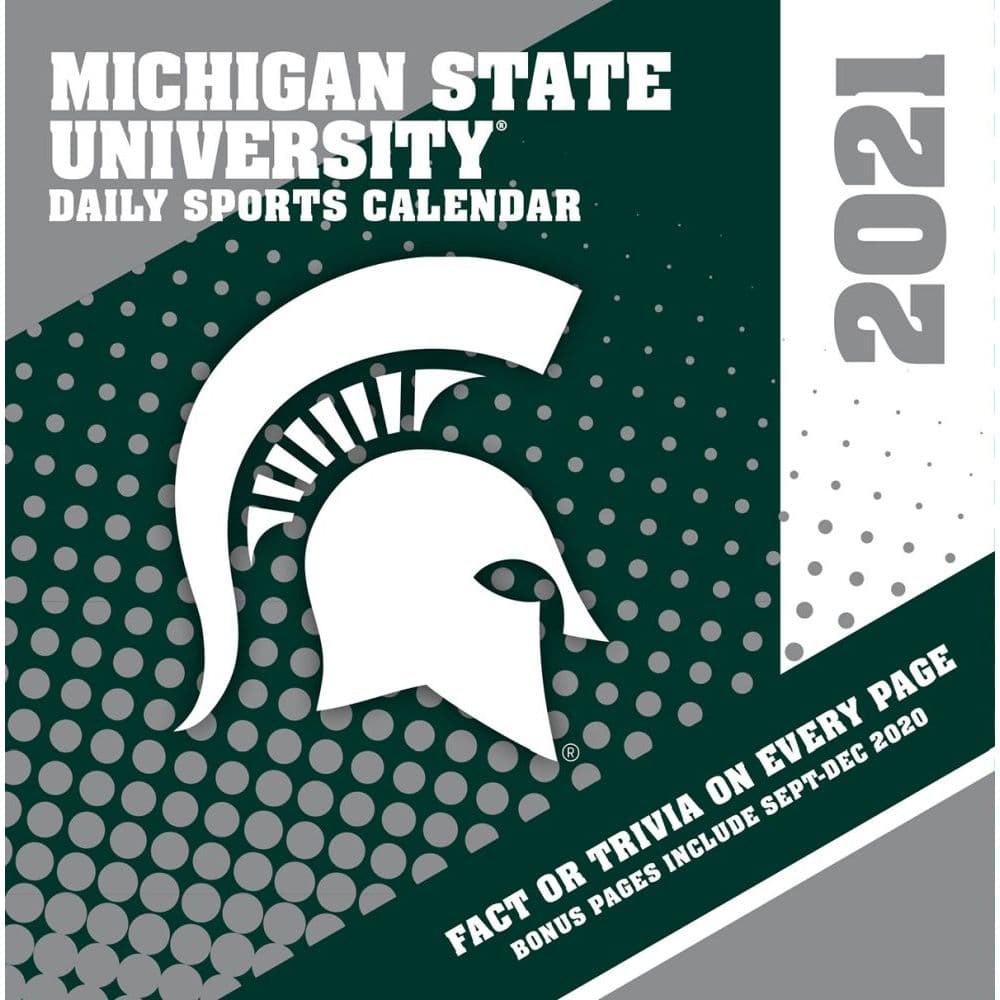 Michigan State Spartans Desk Calendar