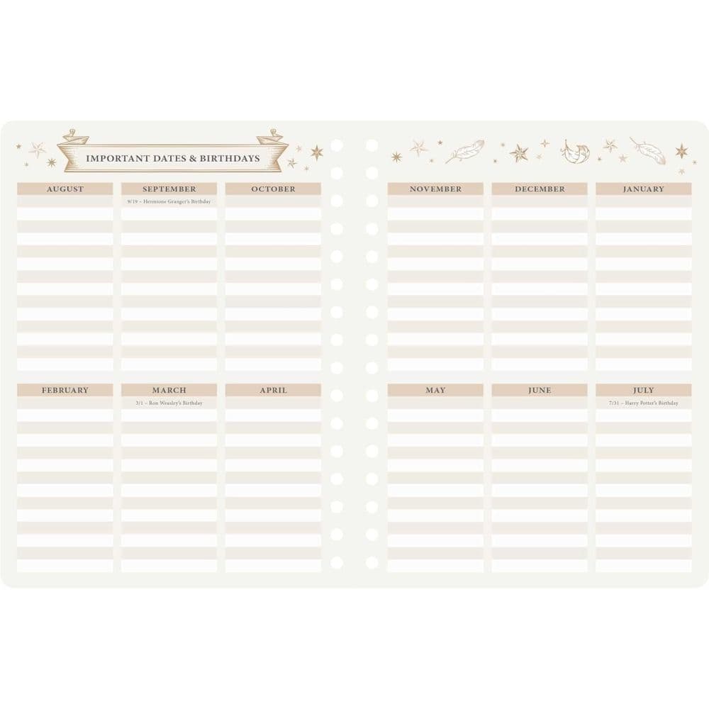 Harry Potter Hogwarts 2026 Student Planner Sixth Alternate Image