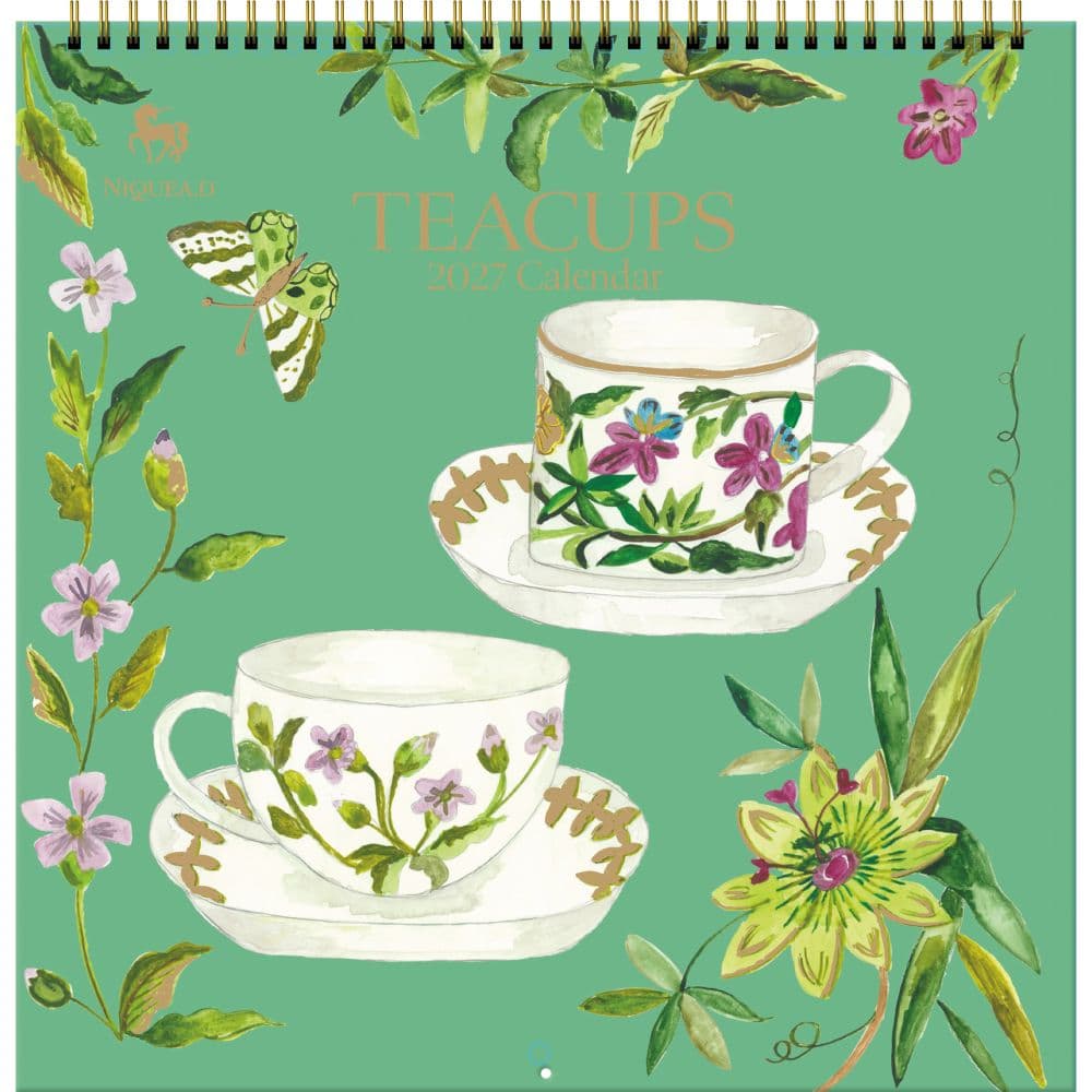 image Teacups 2027 Spiral Wall Calendar Main Product Image