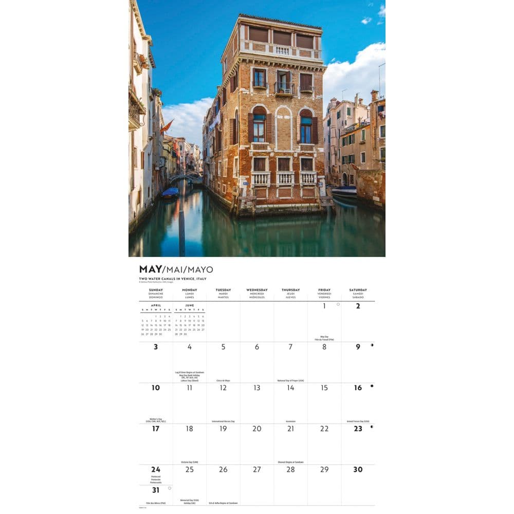 Passport to the World 2026 Wall Calendar Second Alternate Image