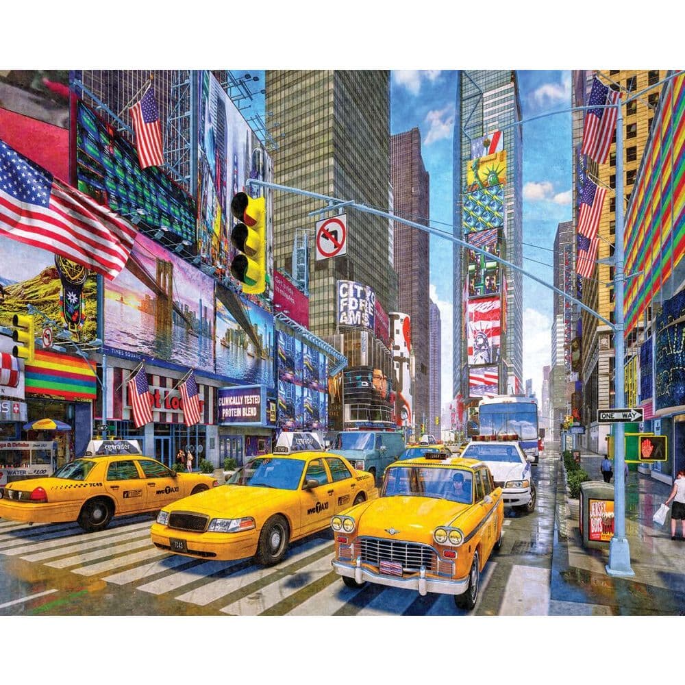 White Mountain Puzzles NY Times Square 1000 Piece Puzzle