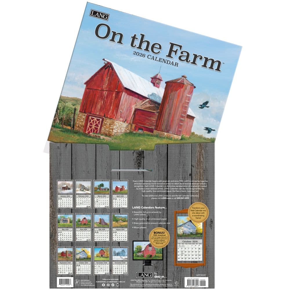 On the Farm 2026 Wall Calendar by Bill Zierke_ALT3
