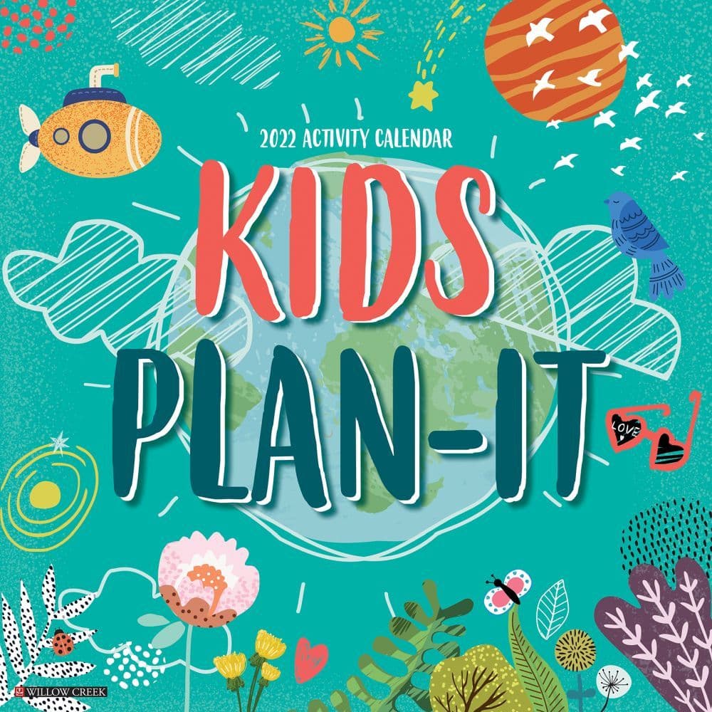 Kids Plan It - See the World 2022 Wall Calendar