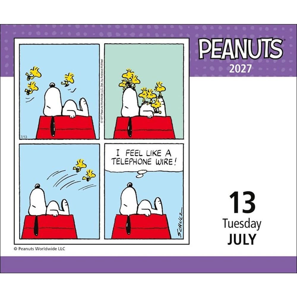 Peanuts 2027 Desk Calendar Fifth Alternate Image