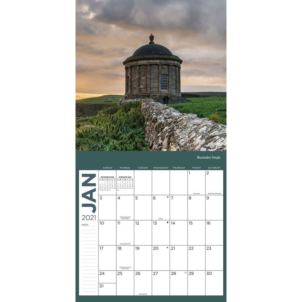 Ireland Wall Calendar