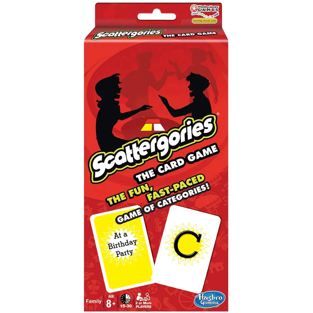 Scattergories Card Game front of box