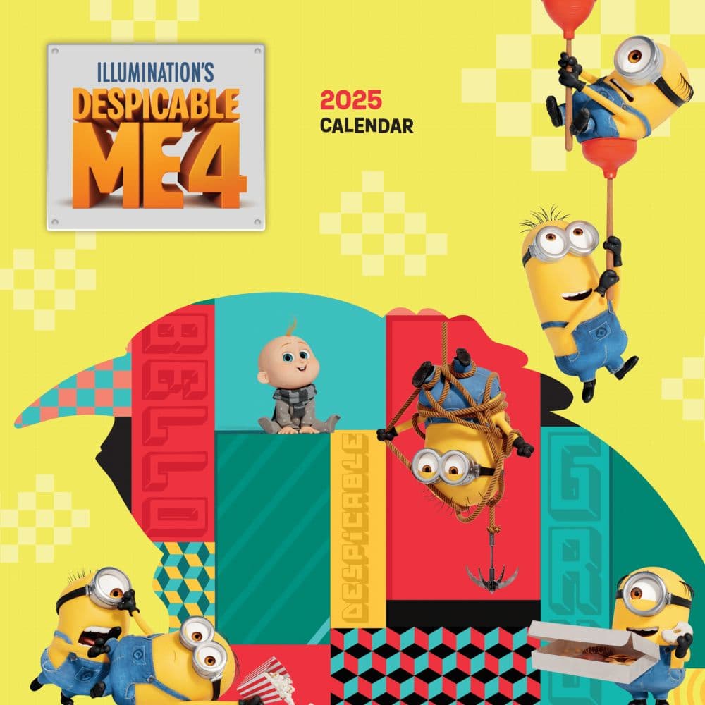 Minions 2025 Wall Calendar Main Product Image