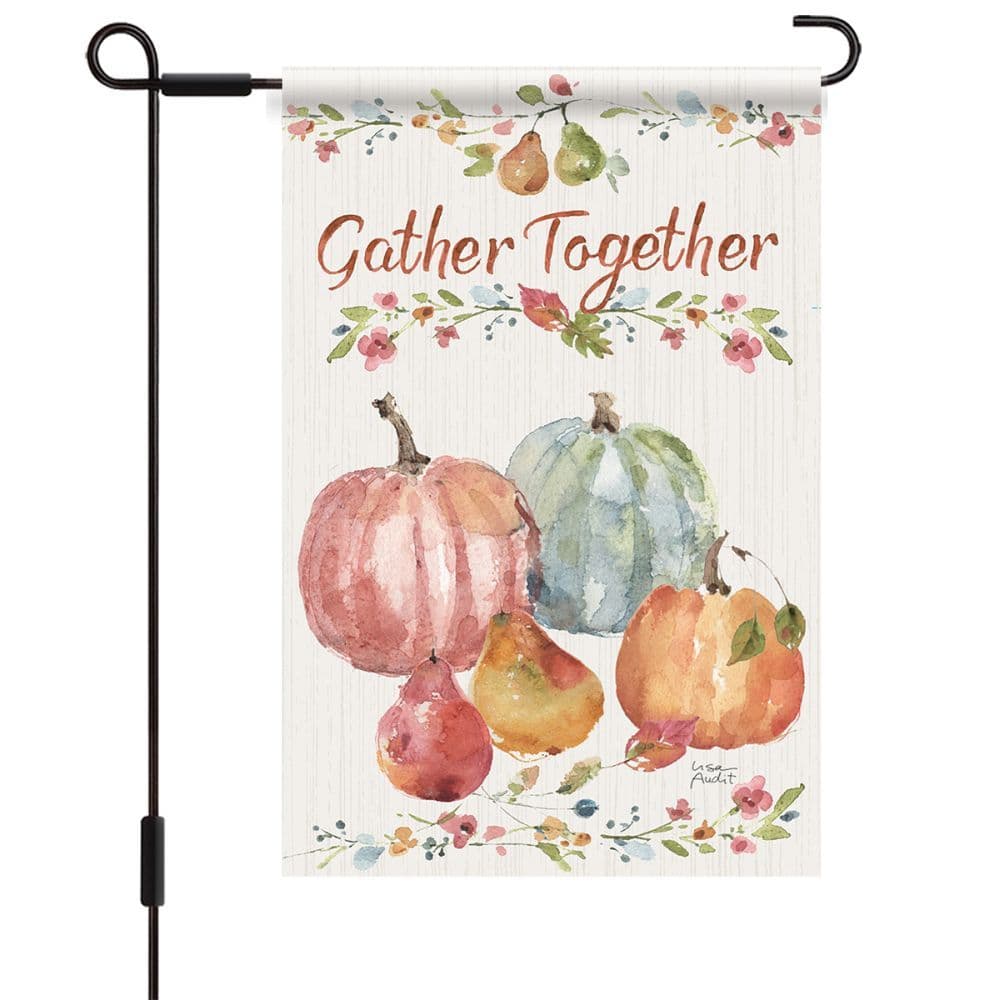 Gather Together Mini Garden Flag by Lisa Audit