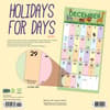 image Holidays for Days 2025 Wall Calendar First Alternate Image width="1000" height="1000"