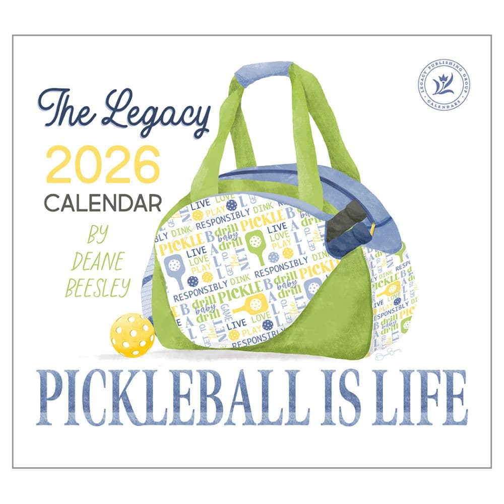 Pickleball Is Life 2026 Wall Calendar Main Product Image