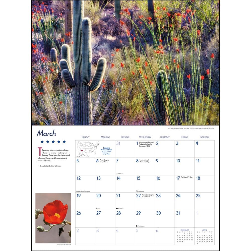 America National Parks 2023 Calendar - Calendars.com