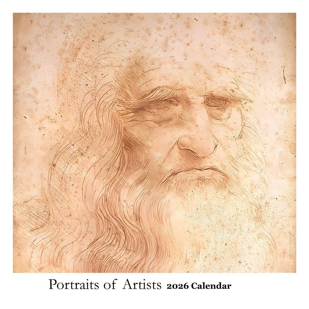 Portraits of Famous Artists 2026 Wall Calendar Main Product Image