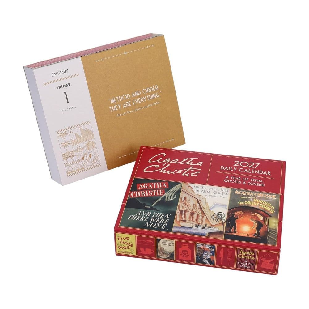 Agatha Christie 2027 Desk Calendar Second Alternate Image