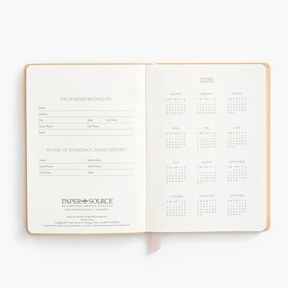 rose gold planner calendarscom