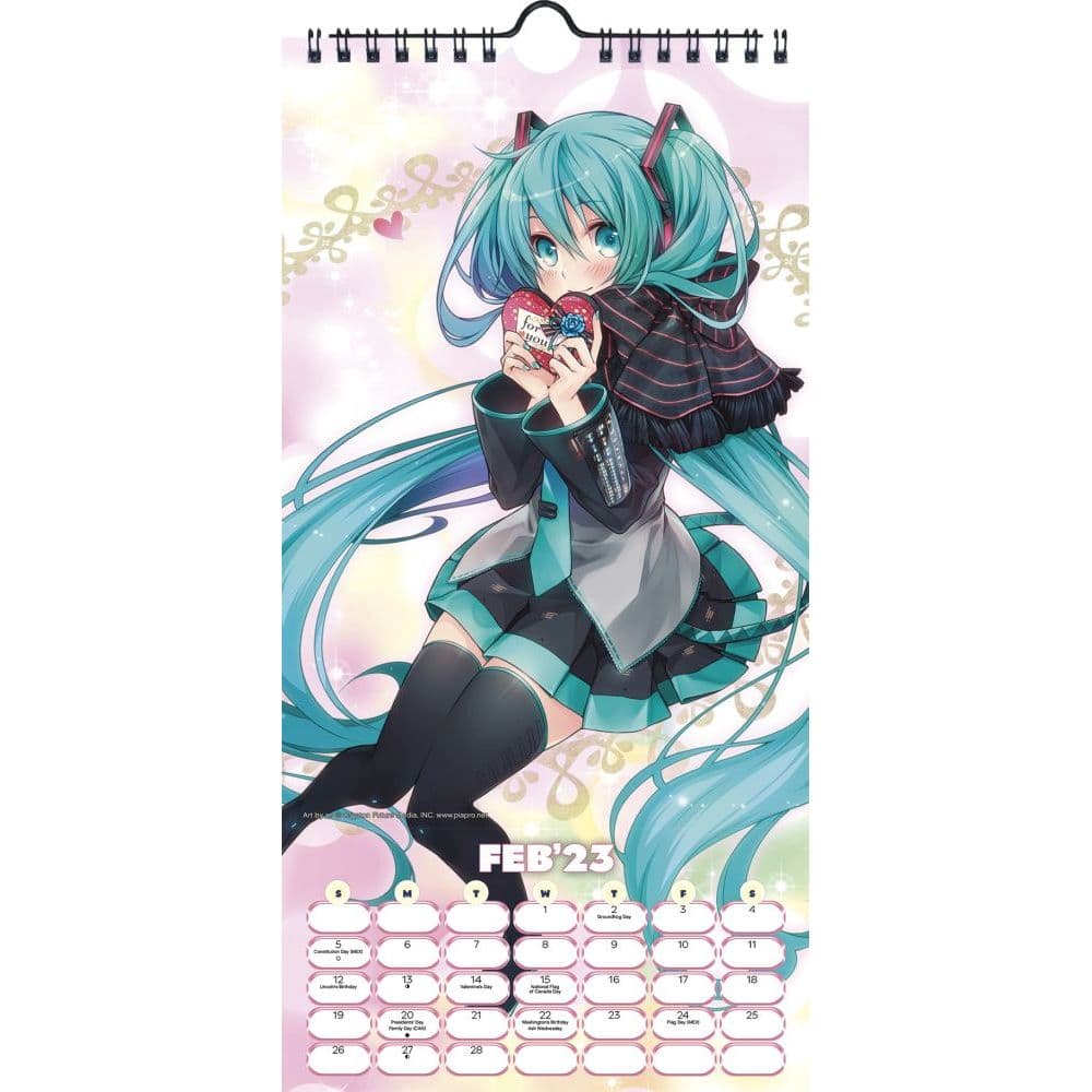 Hatsune Miku 2023 Calendar Printable Calendar 2023