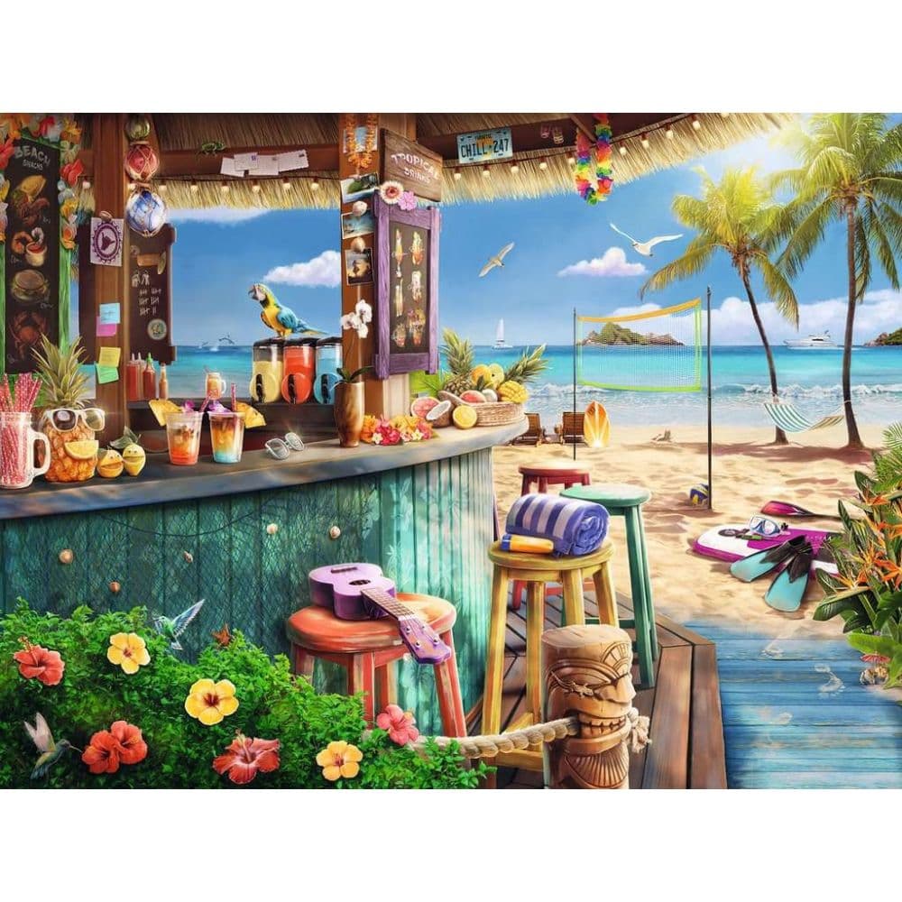 Beach Bar Breezes 1500 Piece Puzzle First Alternate Image
