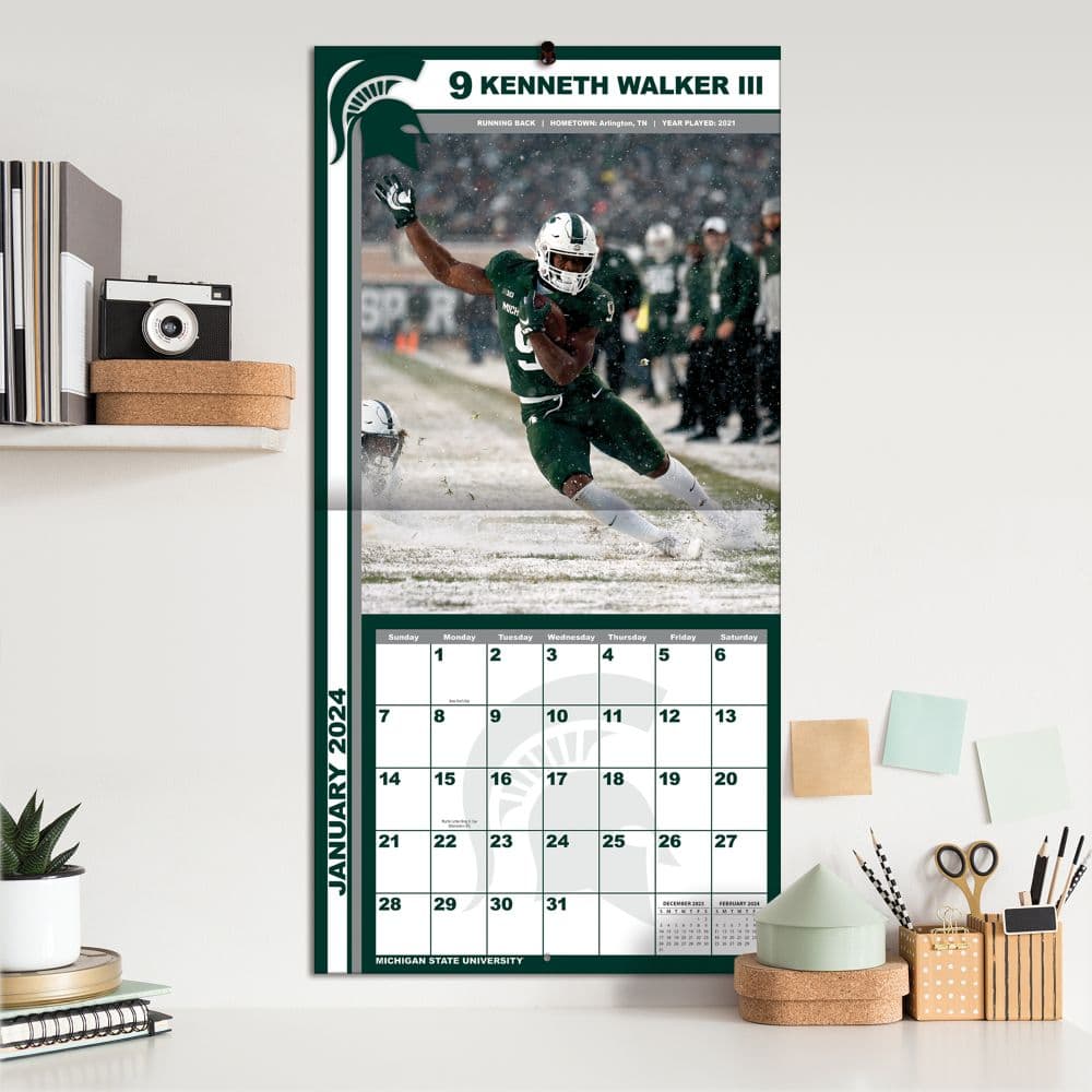 COL Michigan State Spartans 2024 Wall Calendar Third Alternate Image width=&quot;1000&quot; height=&quot;1000&quot;