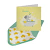 image Elephant in Bath Tub Baby Congratulation Card Alt5