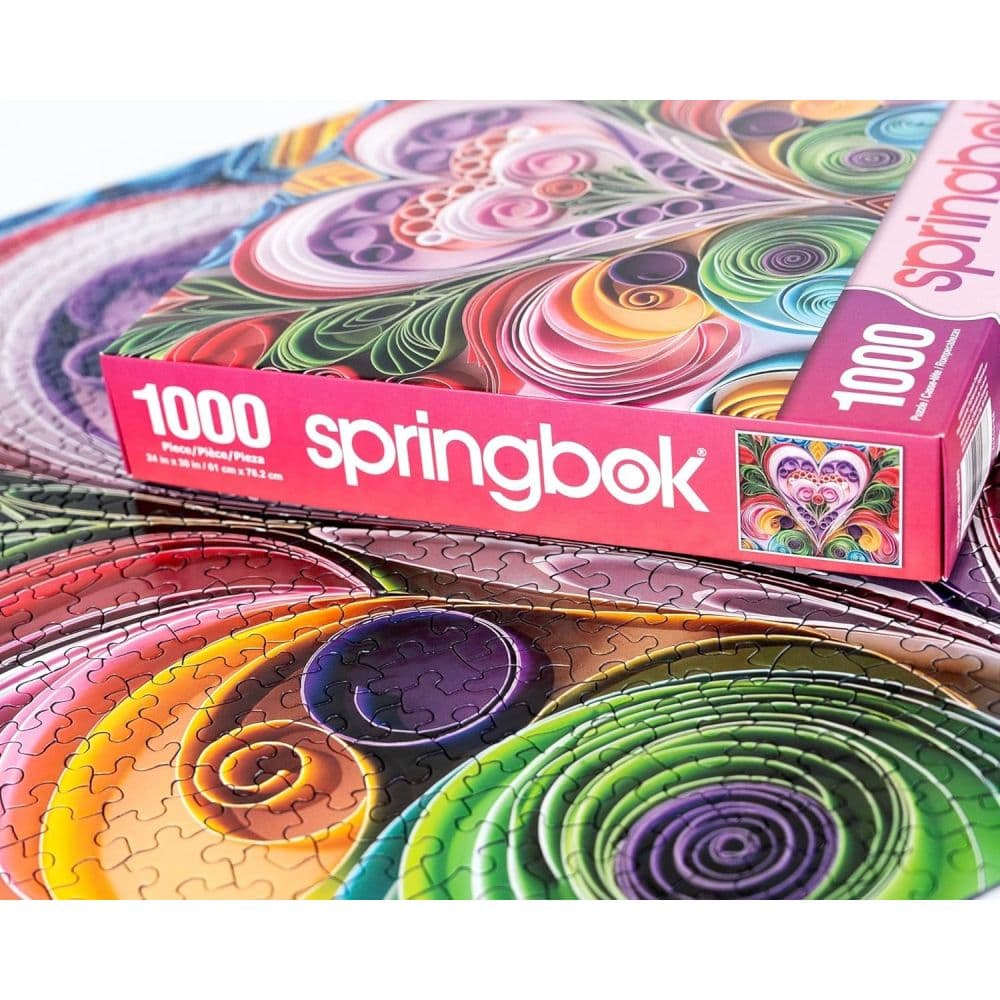 Paper Hearts 1000 Piece Puzzle Fourth Alternate Image