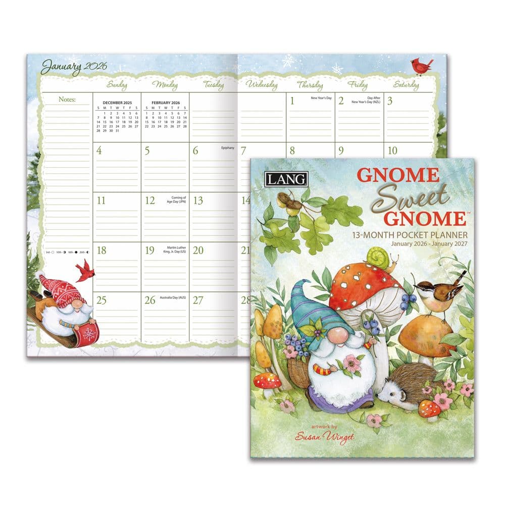 Gnome Sweet Gnome 2026 Pocket Planner_ALT4