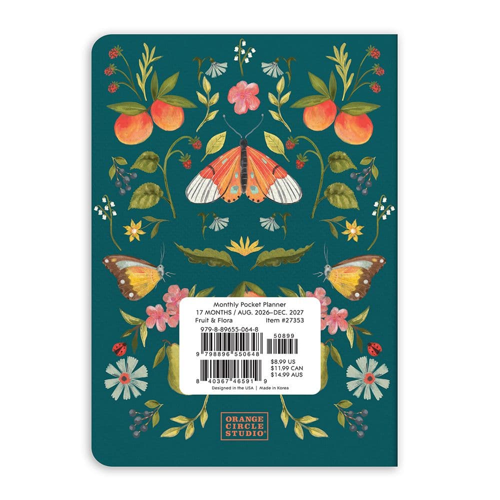 Fruit and Flora 2027 Monthly Pocket Planner First Alternate Image