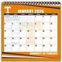 image Tennessee Volunteers 2026 Easel Desk Calendar Main Product Image